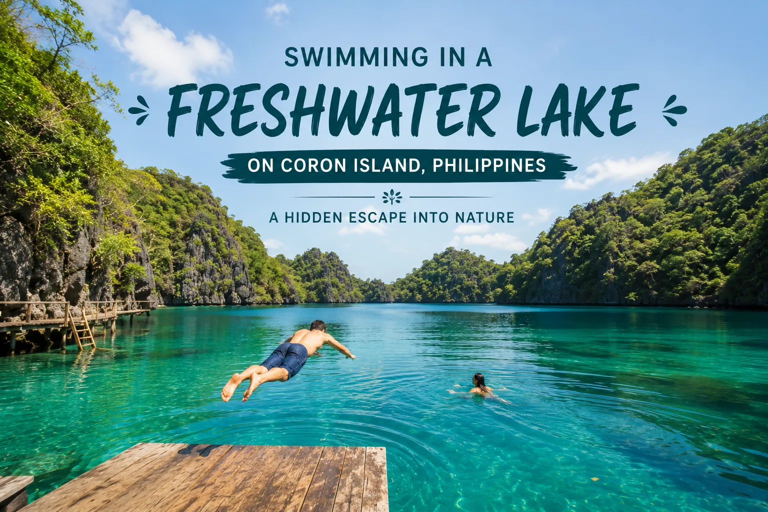 Swimming in a Freshwater Lake on Coron Island, Philippines: A Hidden Escape into Nature – Briefix.net